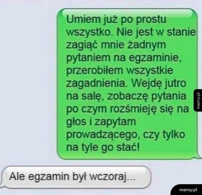 Egzamin ósmoklasisty 2025 r. - memy