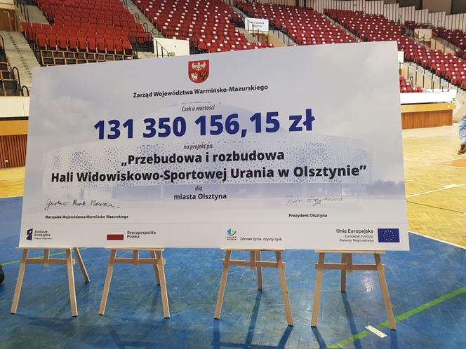 Podpisanie umowy na modernizację HWS Urania w Olsztynie