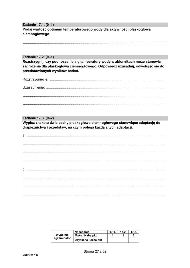 Matura 2025 - biologia