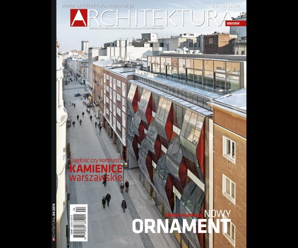 Okładka Miesięcznik Architektura 04/2014