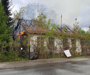 Pożar budynku przy ul. Paderewskiego