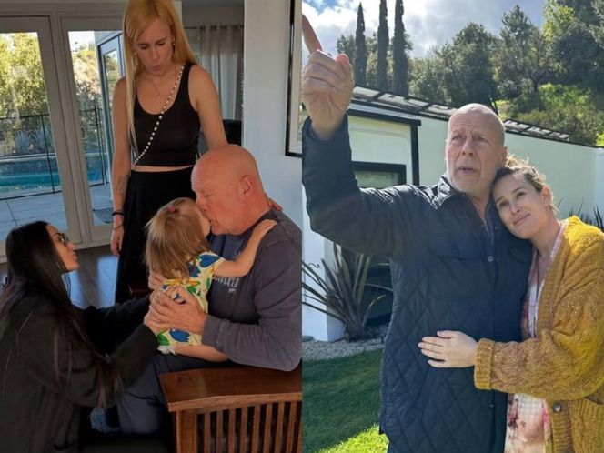 Bruce Willis z rodziną