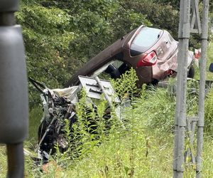 Ciężarówka staranowała dwa samochody. 60-latka nie miała szans