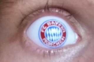 Szklane oko kibica Bayernu Monachium