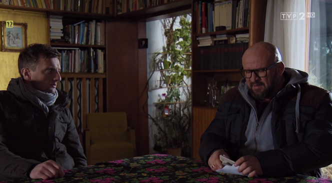 M jak miłość odcinek 1434,  Bartek (Arkadiusz Smoleński), Andrzejek (Tomasz Oświeciński)