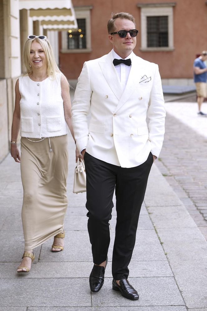 Ślub jak z bajki! Syn Marioli Bojarskiej-Ferenc powiedział tak. Panna młoda nie ukrywała brzuszka