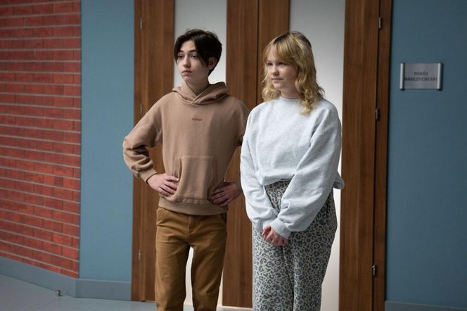 Barwy szczęścia odc. 3191.  Emilka (Jessica Frankiewicz),  Emil (Artem Malashchuk)