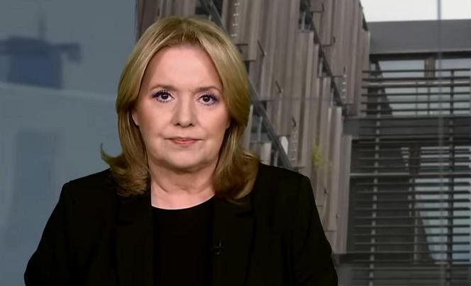 Danuta Holecka po śmierci syna wróciła na antenę Telewizji Republika. Strój mówił wszystko