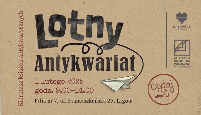 Lotny Antykwariat - sobota 1 lutego