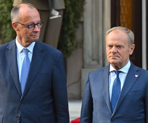 Premier Donald Tusk oraz kanclerz Niemiec Friedrich Merz 