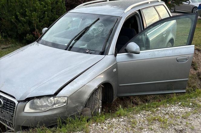 Pijana matka wjechała do rowu. Dramat w Kujawsko-Pomorskiem