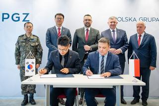 Podpisanie listu intencyjnego między Hanwha Aerospace i HSW