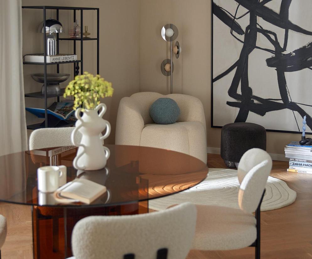 Salon w stylu New Modern