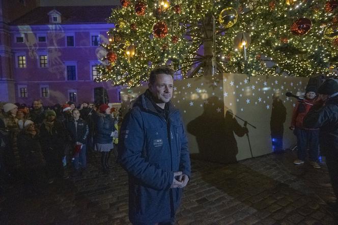 W Warszawie już święta! Rafał Trzaskowski włączył iluminacje