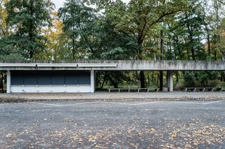 Brutalistyczna wiata: Westerplatte w Gdańsku