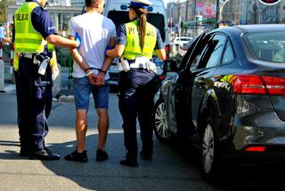 Policja kontrolowała przewoźników w centrum miasta