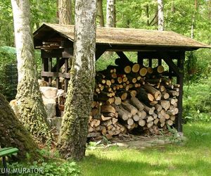 Drewutnia: przechowywanie drewna do kominka
