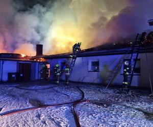 Pożar kurnika połączonego z budynkiem mieszkalnym pod Gorzowem