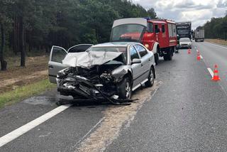 Zderzenie trzech aut na trasie Bydgoszcz - Toruń