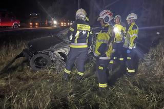 Zderzenie osobówki z ciężarówką na DK 10 pod Bydgoszczą! Jedna osoba poszkodowana [ZDJĘCIA]