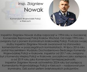 Zbigniew Nowak komendantem świętokrzyskiej policji