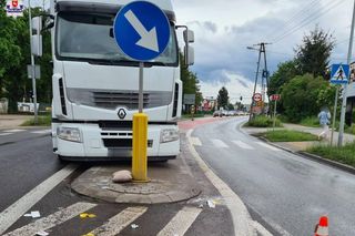 15-latek potrącony na pasach. Chłopiec trafił do szpitala