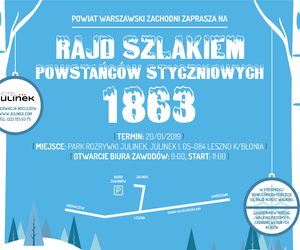 Zapraszamy na narciarski Rajd Szlakiem Powstańców Styczniowych 1863 roku