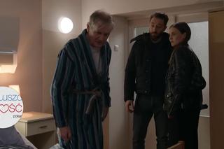 Pierwsza miłość odc. 3786. Marta (Honorata Witańska), Arek (Dariusz Wieteska), Jerzy (Grzegorz Wons) - ojciec Marty