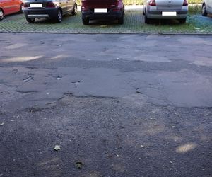 Ul. Pogodna w Lublinie przed remontem