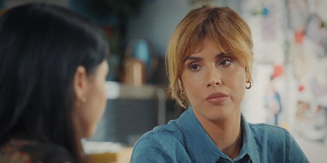 M jak miłość odc. 1850. Kama (Michalina Sosna), Iza (Adriana Kalska)