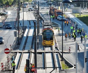 Pierwszy w historii tramwaj pojechał na Stegny