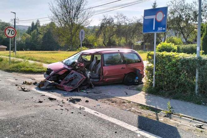 Wypadek w miejscowości Wyżne