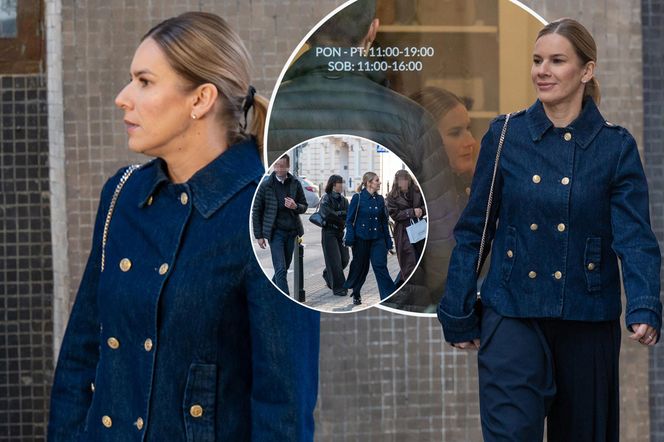 Pierwsza dama w eleganckim butiku