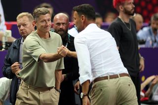 Jerzy Brzęczek, Mateusz Ponitka, mecz Polska - Francja