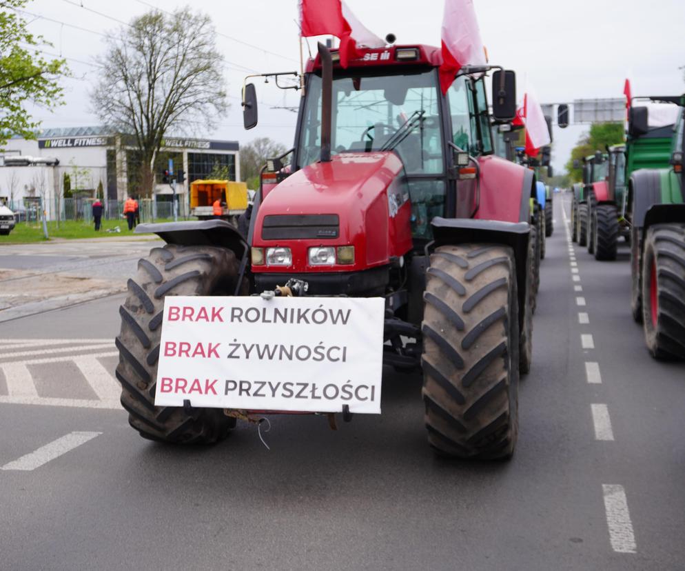 Protest rolników - 12.04.24
