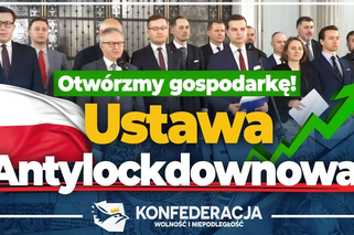 ​W Lesznie zbierali podpisy przeciwko lockdownowi. Konfederacja uważa, że zamknięcie gospodarki jest nielegalne i przygotowała obywatelski projekt ustawy #OtwieraMy gospodarkę