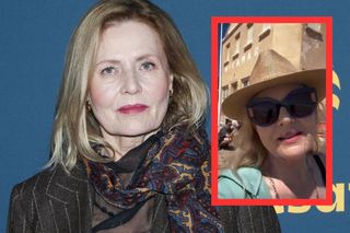 Grażyna Szapołowska nagrana pod obskurnym budynkiem. Piję dzisiaj winko. Dziwne słowa do ekipy Tańca z Gwiazdami