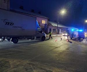 Potrącenie pieszego w Wąchocku