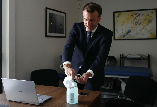Prawda o Macronie ujawniona! Nie zgadniesz, co kupuje hurtowo perfumy i zlewa się nimi w hurtowych ilościach