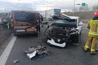 Karambol na autostradzie A4 na wysokości Zabrza. Poważne utrudnienia 