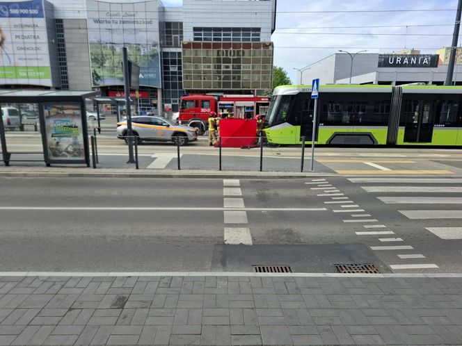 Tragedia w Olsztynie. Rowerzystka została potrącona przez tramwaj. Nie żyje