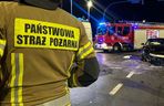 Wypadek na Trasie Prezydenta Władysława Raczkiewicza w Toruniu. Zdjęcia z miejsca zdarzenia