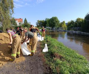 Zamość. Potężna ulewa sparaliżowała miasto. Rekordowe opady. Ulice jak rwące potoki