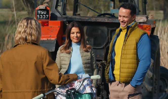 Barwy szczęścia odc. 3238. Mariusz (Rafał Cieszyński), Janka (Oliwia Drożdżyk), Kasia (Katarzyna Glinka)