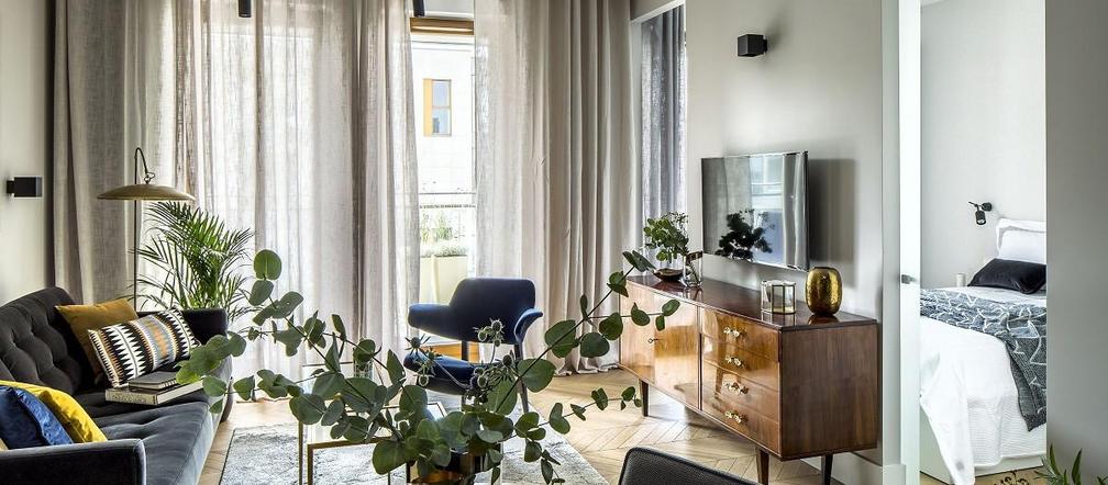 Modne zasłony do salonu