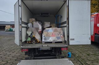 Przeładowany bus aż się uginał. Kontrola drogowa w Pępowie