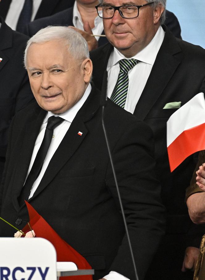 Ryszard Czarnecki i Jarosław Kaczyński 