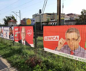 Rzeszowskie osiedla pozaklejane plakatami wyborczymi. Plakat na plakacie 