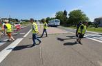 Protest mieszkańców Duńkowiczek