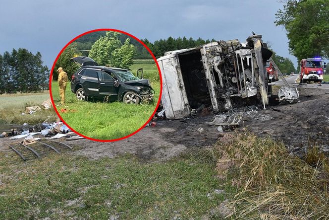 en strażak to prawdziwy bohater! Pan Tomasz ryzykował życiem, by ratować kierowcę z płonącego TIR-a